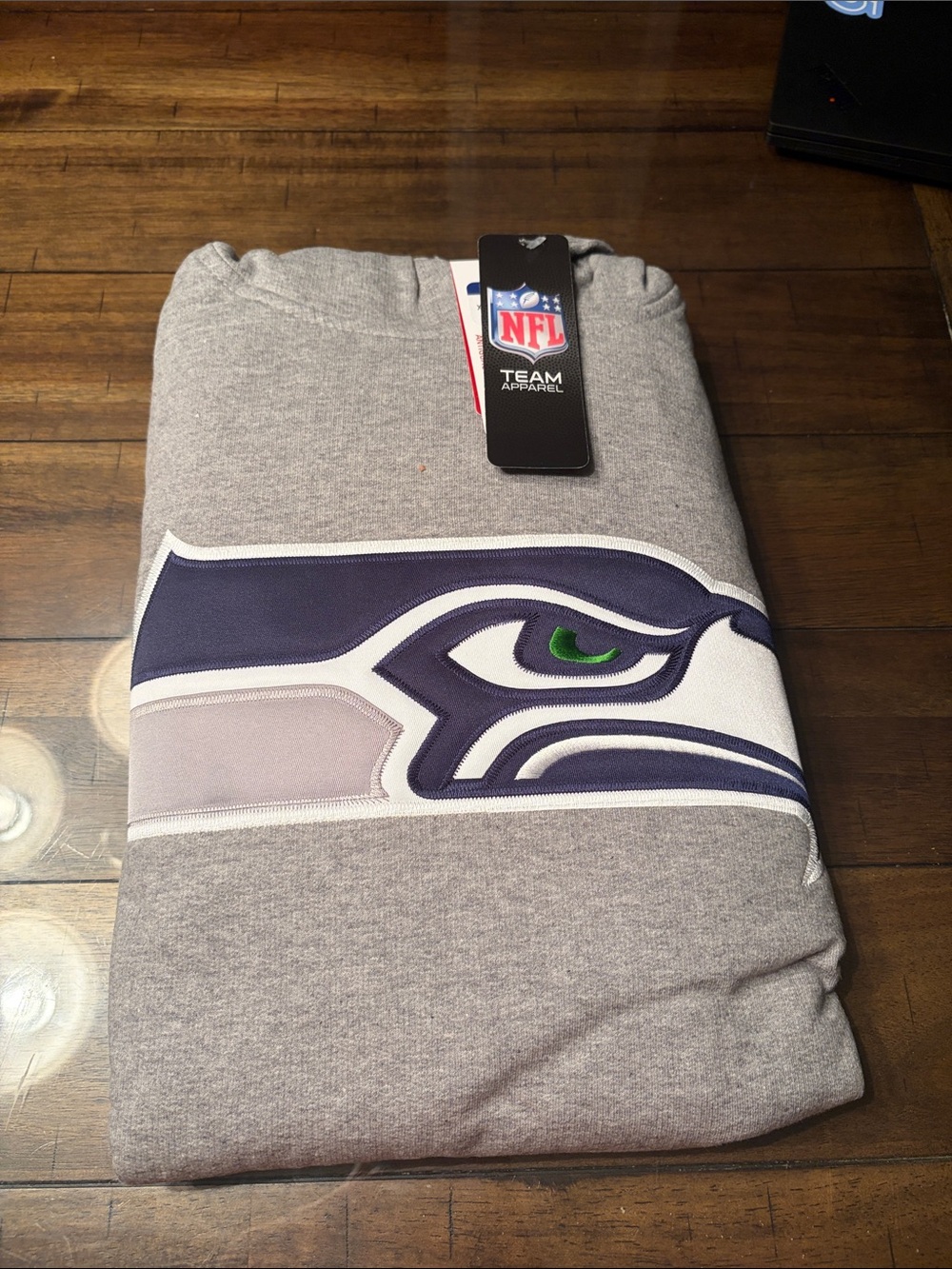 NFL Seattle Seahawks Gray Hoodie with Team Logo
